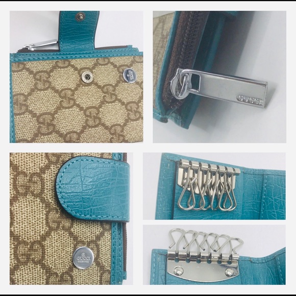 Authentic Gucci ID, Credit Card & 6 Ring Key Case - Picture 8 of 12